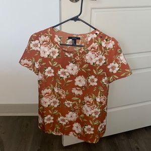 FOREVER21 Flower Blouse